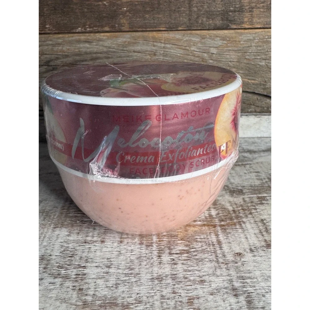 Meike Glamour Melocoton Face + Body Scrub | Peach | Full Size SEALED | MSRP $18